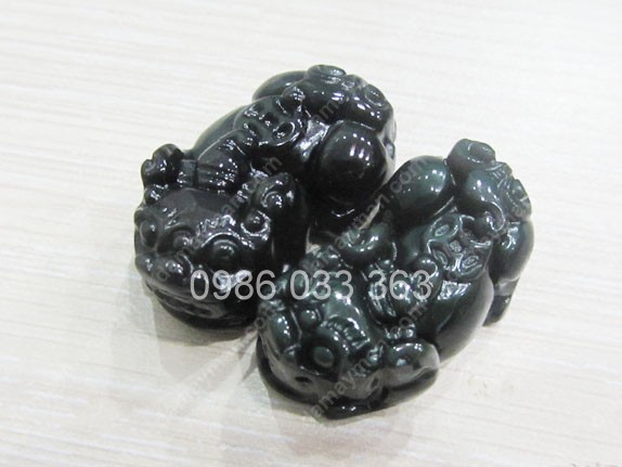 Tỳ Hưu Đá Obsidian ( đá vỏ chai) Nhỏ